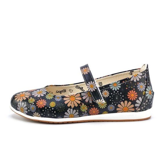 Goby Shoes - Floral Daisy Ballerinas - Picture 3 of 5